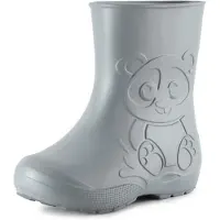 Ladeheid Eva Kinder Jungen Mädchen Gummistiefel Regenschuhe LA-CA-10 (Grau, 30/31 EU)