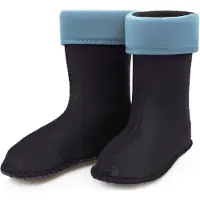 Ladeheid Kinder Mädchen Jungen Wärmende Stiefelsocken für Gummistiefel Innenschuh für Modell LA-KL-EVA-Kids und KL050, KL045 (Hellblau, 35 EU)