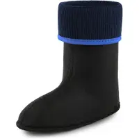 Ladeheid Kinder Mädchen Jungen Wärmende Stiefelsocken für Gummistiefel Innenschuh KL058 (Blau, 29 EU)