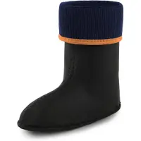 Ladeheid Kinder Mädchen Jungen Wärmende Stiefelsocken für Gummistiefel Innenschuh KL058 (Orange, 30 EU)