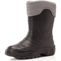 Ladeheid Kinder Mädchen Jungen federleichte Eva Thermo Gummistiefel gefüttert LA-861 (Graphite/Grau, 22/23)