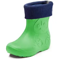 Ladeheid Kinder Federleichte Gummistiefel Thermo mit Fütterung LA-CA-Panda249(Grün, 28/29)