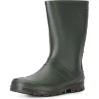 Ladeheid Damen und Herren PVC Gummistiefel LA-959 (Grün, 33 EU)