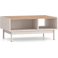 Feldmann-Wohnen Couchtisch Dunea Wohnzimmertisch 90x60x40cm Cashmere Eiche Cremona Torro