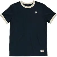 Devold - Archive Ringer Tee - Merinoshirt Gr S blau/weiß
