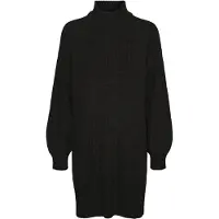Noisy May Strickkleid Timmy 27017055 Schwarz Relaxed Fit