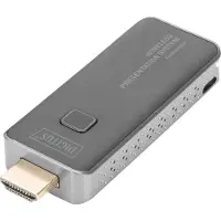Digitus Wireless HDMI Transmitter für Click & Present Mini (DS-55319), 1920 x 1080 Pixel, AV-Sender, 50 m, Kabellos, Schwarz