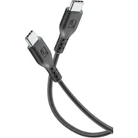 Cellularline USB cable 5A - USB-C to USB-C, 2 m, USB C, USB C, Schwarz