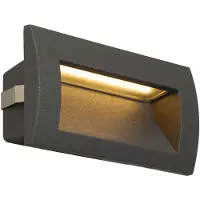 SLV 233625 DOWNUNDER OUT M, Outdoor Wandeinbauleuchte, LED, 3000 K, anthrazit