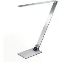 FABAS LUCE Flache LED-Schreibtischleuchte Wasp aus Aluminium