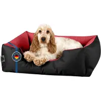 BedDog Hundebett LUPI Hundekissen Hundekorb mit Waschbarem Bezug