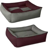 BedDog 2in1 Hundebett MAX Quattro, großes Hundekörbchen aus Cordura, waschbares