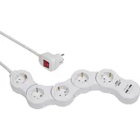 Brennenstuhl Vario-power 5 Steckdosen Mit Schalter Mehrfachsteckdose