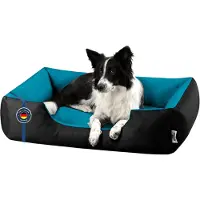 BedDog Hundebett LUPI Hundekissen Hundekorb mit Waschbarem Bezug