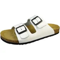 Plakton Damen Sandalen Nappa Rust 180010 Weiß