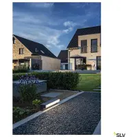 SLV L-Line Out LED-Sockelleuchte CCT, Höhe 10 cm
