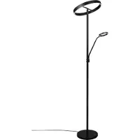 TRIO LED-Stehlampe Willis, schwarz, Höhe 180 cm Metall CCT Dimmer