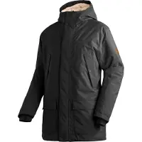 Maier Sports Senne Outdoorjacke Schwarz Größe 48 wasserabweisend abnehmbare Kapuze PFC-frei