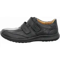 Jomos Herren Halbschuhe 322206 26 000 echt Leder schwarz 47 EU