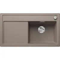 BLANCO ZENAR 5 S, Schrankwaschbecken, Silgranit, Beige, Links, 50 cm, Deutschland