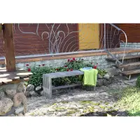 Woodfurniture CUBE Bank grau
