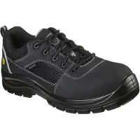 SKECHERS Work sportlicher Schnürer Schwarz