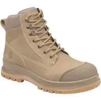 Carhartt Detroit Rugged Flex S3 6 Inch Zip Safety Boot dark khaki (253) 48