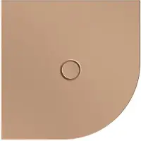 Bette BetteFloor Corner Viertelkreis-Duschwanne mit BetteGlasur Plus, 900x900mm, 5421-425PLUS