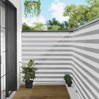 Syfax Balkon Sichtschutz 150 x 1000 cm Stoff mit PolyurethanBeschichtung