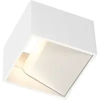 SLV 151321 LOGS IN, Wandleuchte, LED, 3000 K, eckig, weiß, inkl. LED-Treiber