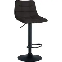 CLP Barhocker Jerry Stoff Schwarz/Schwarz
