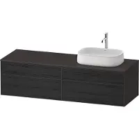Duravit Waschtischunterschrank Zencha 160x55cm, B R, E schw/gra m, k Einr-Sy