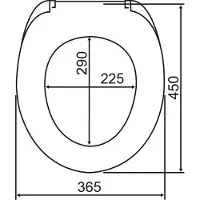 Wenko WC Sitz Absenkautomatik Klodeckel Toiletten Deckel Klo Brille DROPLETS
