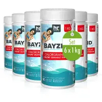 Höfer Chemie 6x1 kg BAYZID Pool Chlorgranulat für sauberes Wasser