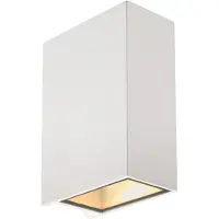 SLV 232441 QUAD UP/DOWN 15 Wandleuchte LED 3000 K IP44 eckig up/down weiß 32 W