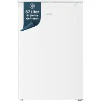 Homex Gefrierschrank, Tiefkühlschrank klein - 87 Liter, 4-Sterne Gefrieren, kompakt und freistehend, weiß, FS871E-W