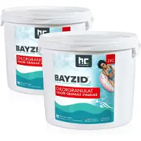 Höfer Chemie 2x5 kg BAYZID Chlorgranulat für Pools mit Aktivchlor zur Poolwasser Desinfektion