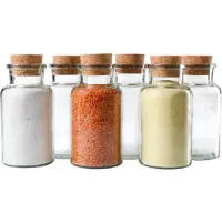 MamboCat 6er Set Gewürzgläser 300ml + Korken, Aufbewahrung von Tee, Kräutern & Gewürzen