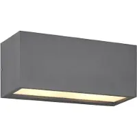 TRIO Außenwandleuchte Mayenne, anthrazit, Up- & Downlight, eckig