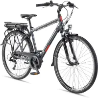 Telefunken "E-Trekking Expedition XT485 Herren" 21 Gang Shimano Acera Schaltwerk Kettenschaltung Heckmotor 250 W Pedelec, Elektrofahrrad, Trekkingrad, Herren, innerhalb StVZO, 28 Zoll