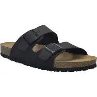 Josef seibel Josef 01 Pantoletten Ergonomische Form für höchsten Tragekomfort, Verstellbare Schnallen für individuelle Anpassung, Leichte Sohle für flexible Bewegungen schwarz 41 EU
