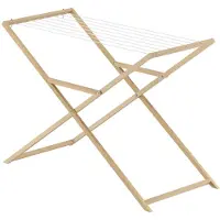 Erst-Holz Holzwäscheständer Wäschetrockner Wäscheständer aus Eschenholz V-90.93klein