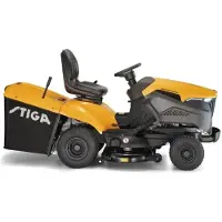 Stiga - Estate 7102 W - Benzin-Rasentraktor Heckfänger - Honda Motor