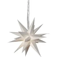 Star Trading 501-91, Weihnachtlicher Sternenschmuck, Papier, Weiß, 450 mm, 450 mm, 450 mm