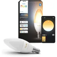 Philips Hue White Ambiance B39 Kerze – Smarte E14 Led-lampe