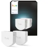 Philips Hue Kabelgebundenes Wandschaltermodul für Smart-Lampen Doppelpack