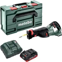 Metabo SSEP 18 LT Akku Säbelsäge 18 V 32 mm + 1x LiHD Akku 4,0 Ah + Ladegerät + Metabox