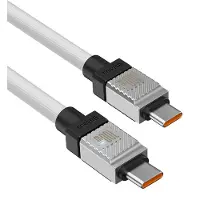 Baseus USB-C-auf-USB-C-Kabel 100 W, 2 m - Weiß