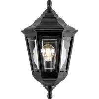 Elstead Lighting Elstead Kinsale Außen-Deckenleuchte E27 Schwarz IP44 Anti-Meerwasser