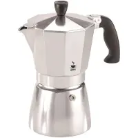 GEFU Espressokocher Lucino Aluminium 3 Tassen Elektro Gas Glaskeramik 16070